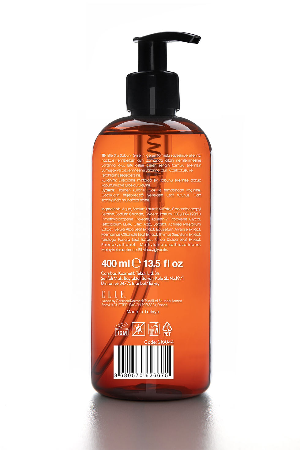 Küçük resim: Elle Refreshing Liquid Hand Wash - Canlandırıcı Sıvı Sabun - 400 ml
