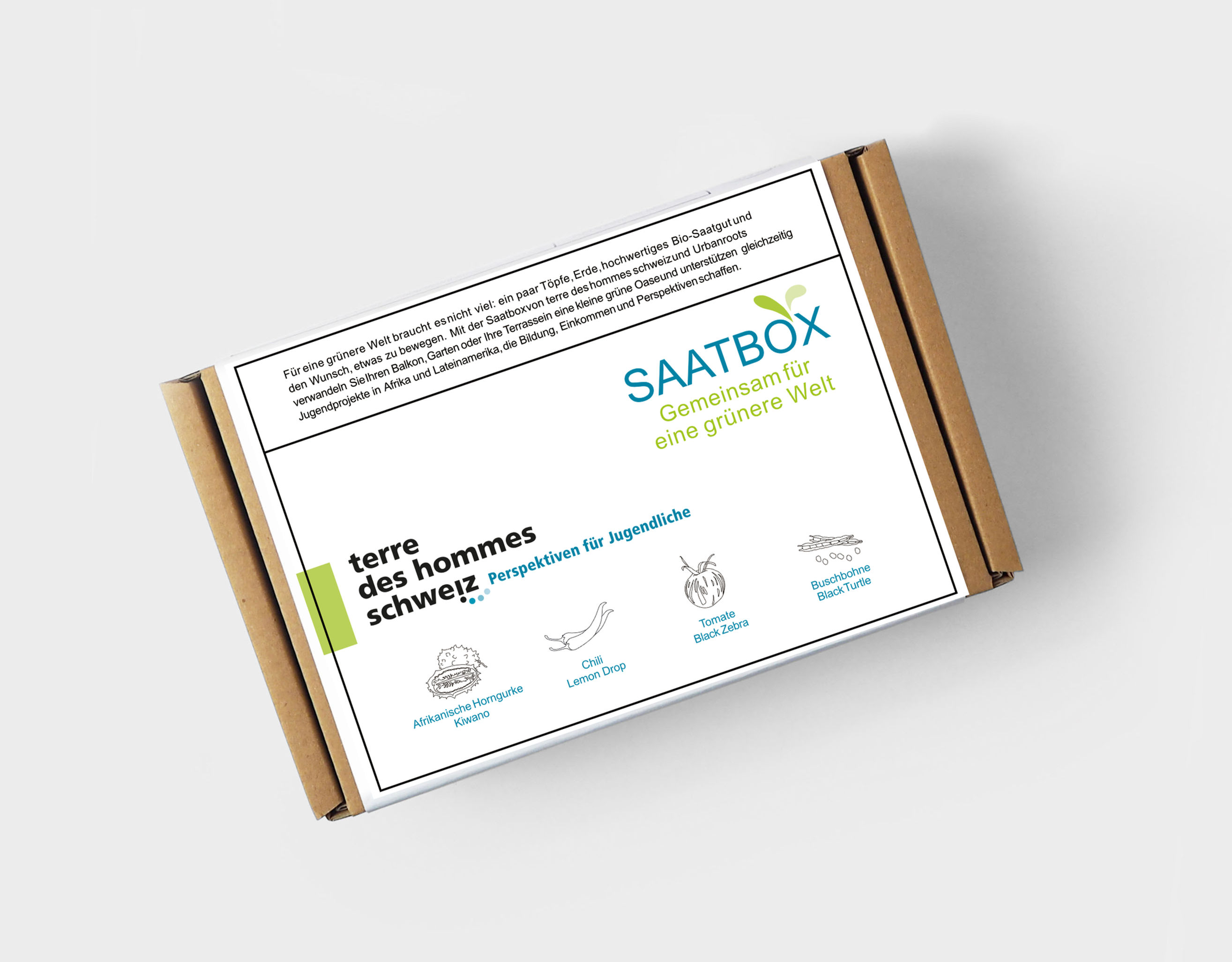 Terre des hommes Saatbox, Spende, Urbanroots