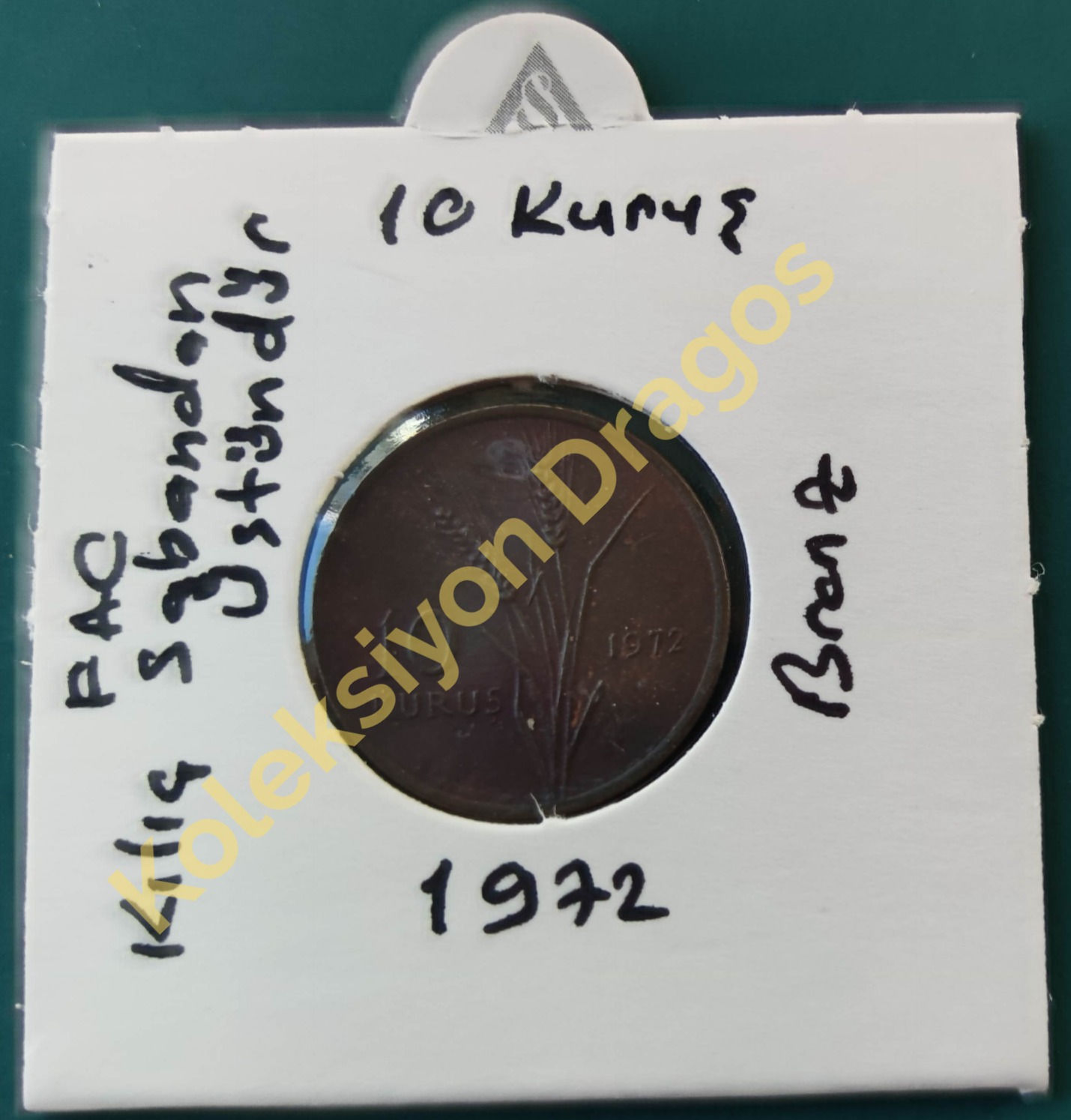 10 KURUŞ - FAO SABAN KILIÇTAN ÜSTÜNDÜR