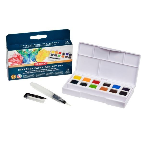 Derwent - Inktense Paint Pan Set 12 #1