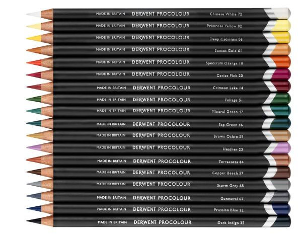 Derwent - Procolour Pencils Loose 72 Colours Available