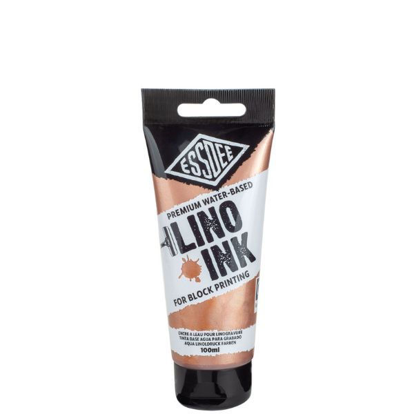 Essdee Block Printing Ink 100ml - Metallic Bronze