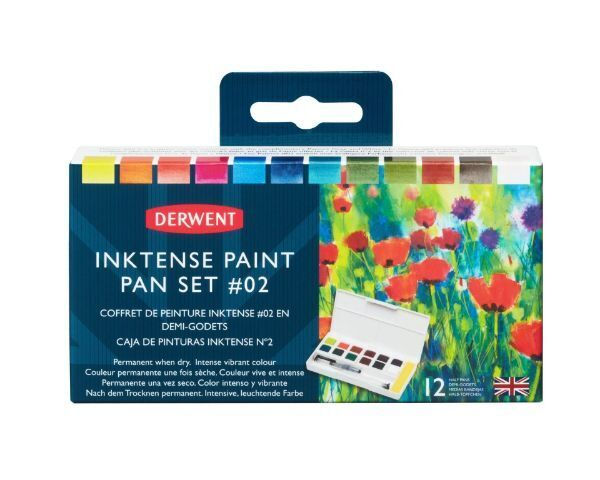 Derwent - Inktense Paint Pan Set 12 #2