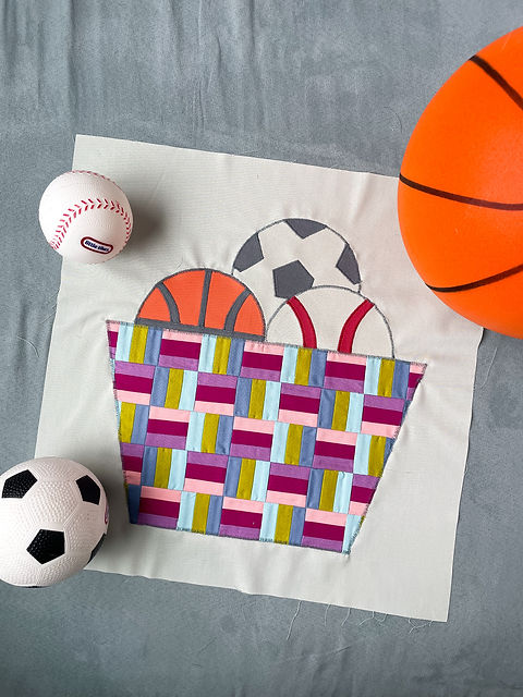 Basket O'Fun Block | JessicaSteeleDesign