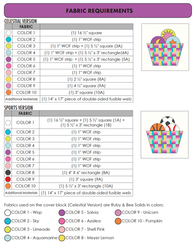 Basket O'Fun Block | JessicaSteeleDesign