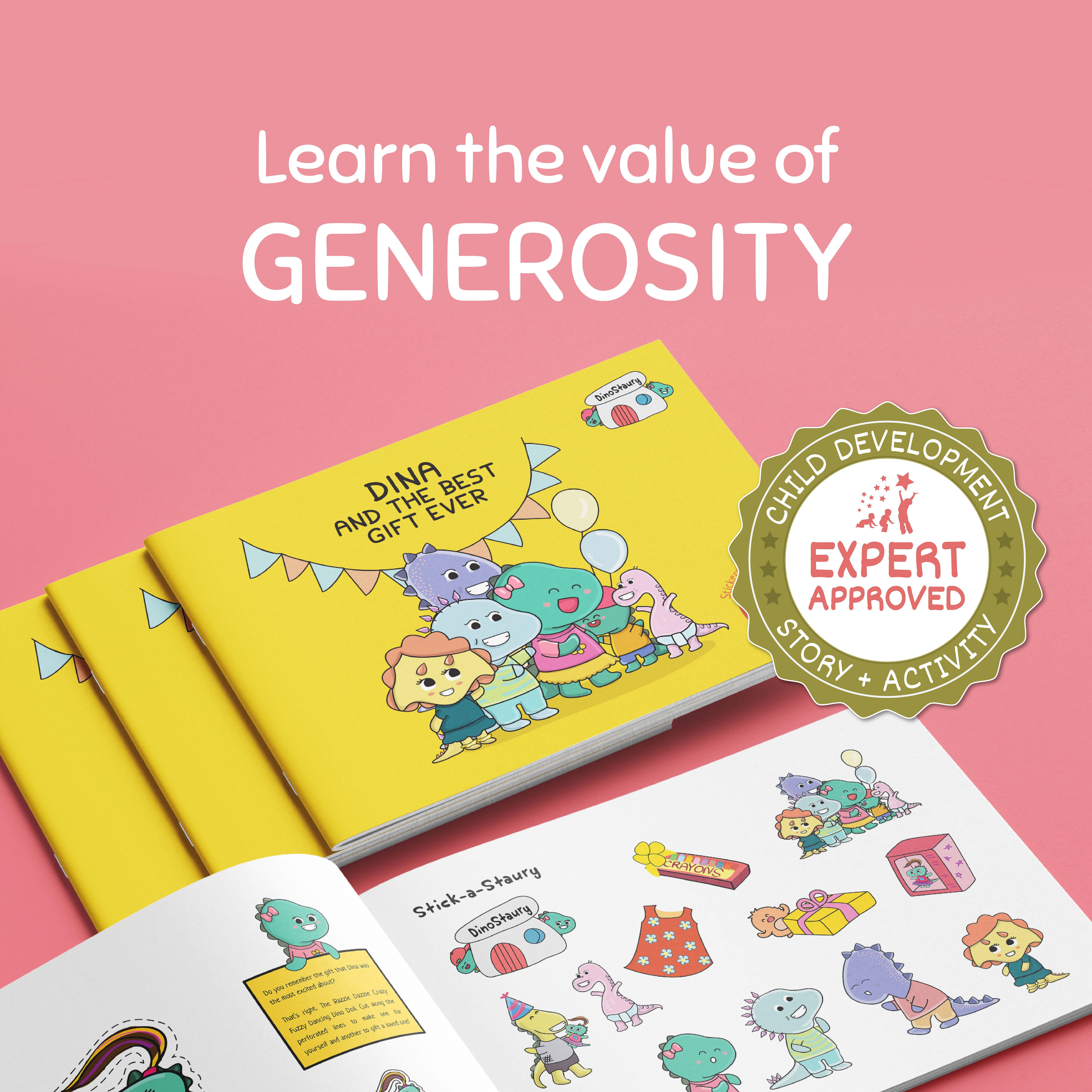 Learn Generosity: Dina and the Best Gift Ever Book