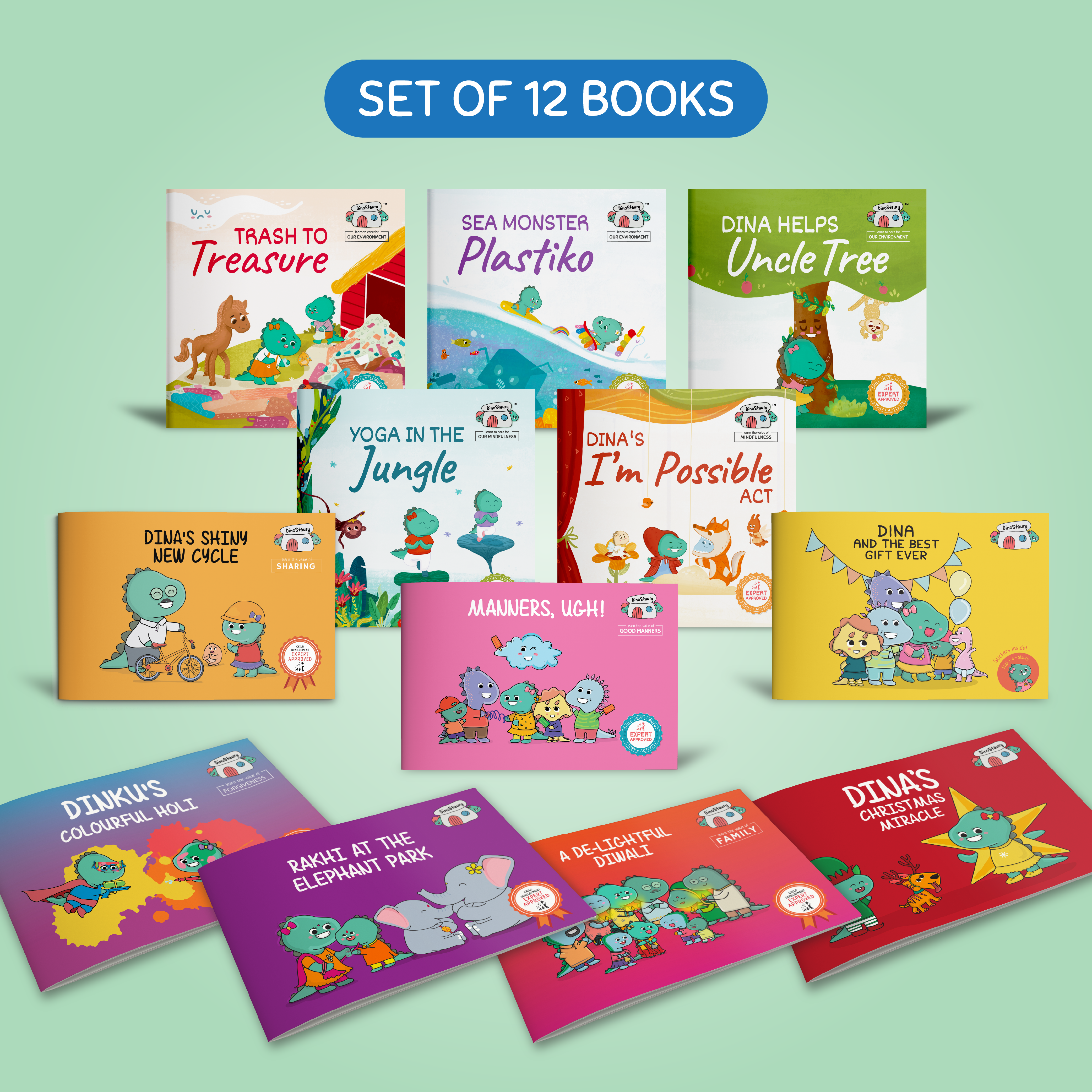 Mindful Readasaurus Set of 12 books