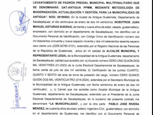 Contraloría denuncia pago de Q20.9 millones por plataforma que no aparece funcionando en la Municipalidad de Antigua