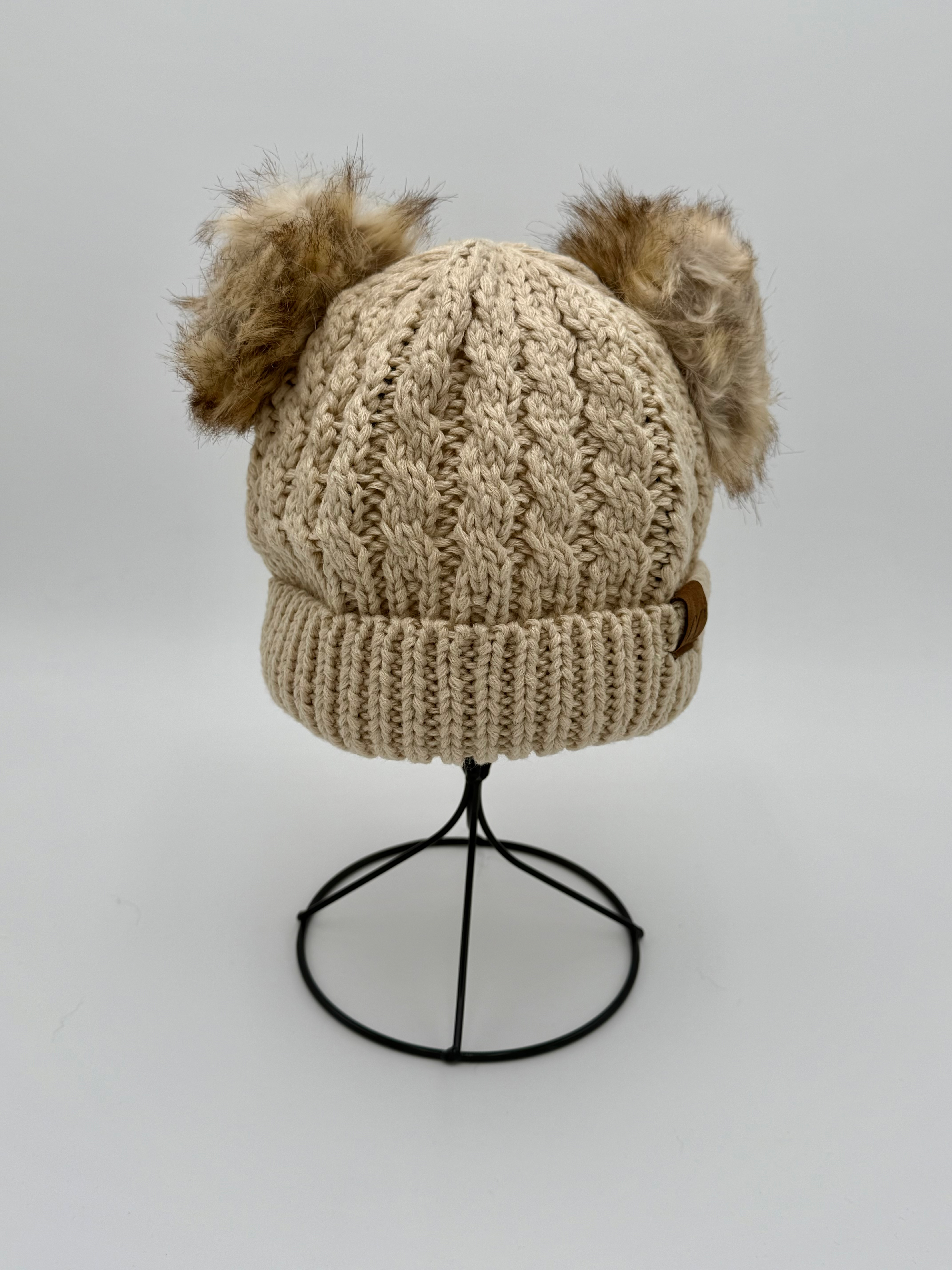 Tan Teddy Bear Cap