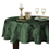 Thumbnail: Barcelona Jacquard Damask Round Tablecloth, 70" x 70"