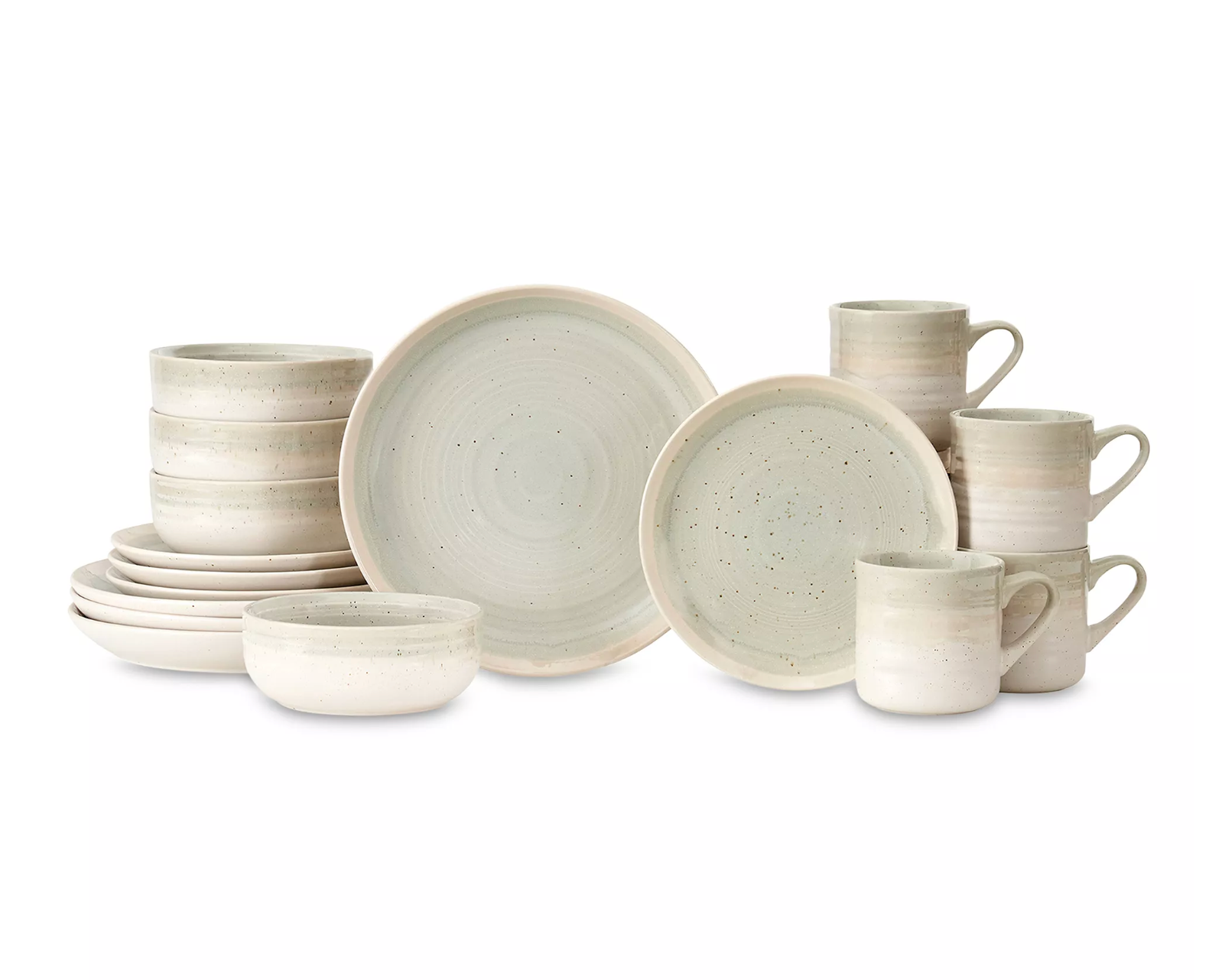 Vaughn 16 Piece Dinnerware Set, Service for Four