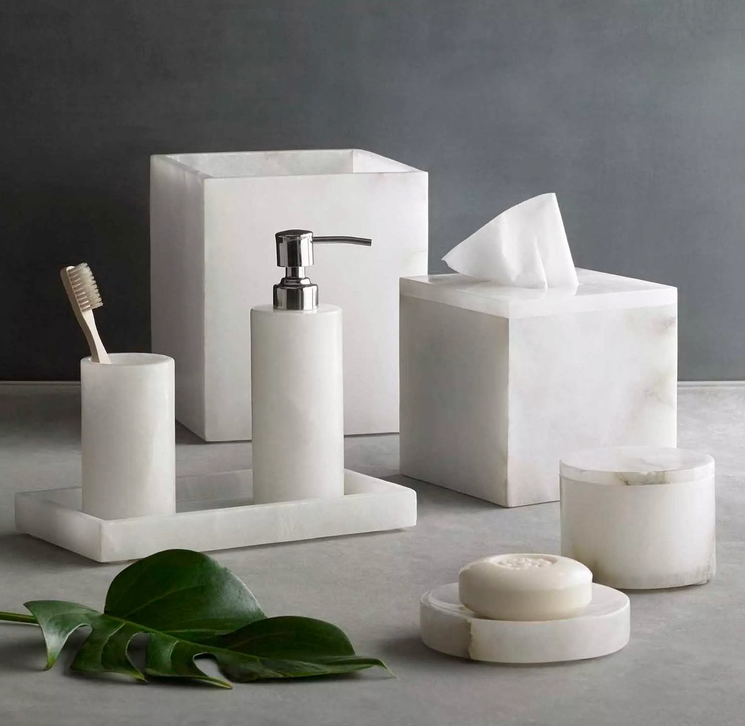 Alabaster Bath Accessories