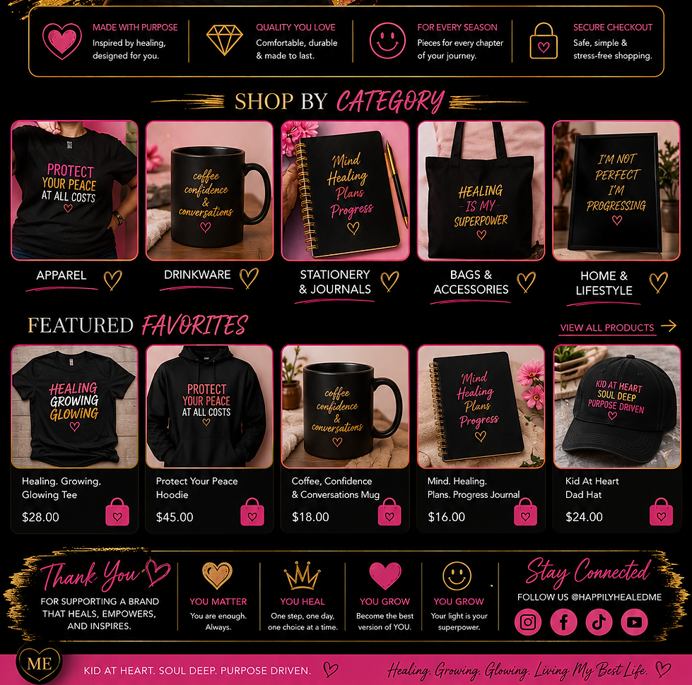 Happily Healed Me Shop Store
