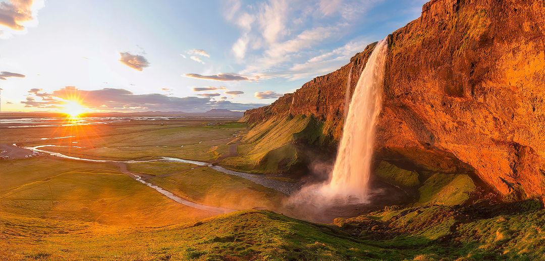 Glow of Seljalandsfoss