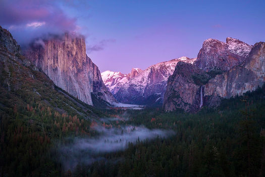 El Capitan and Yosemite Valley are photographed on Chase Dekker's Yosemite workshop.