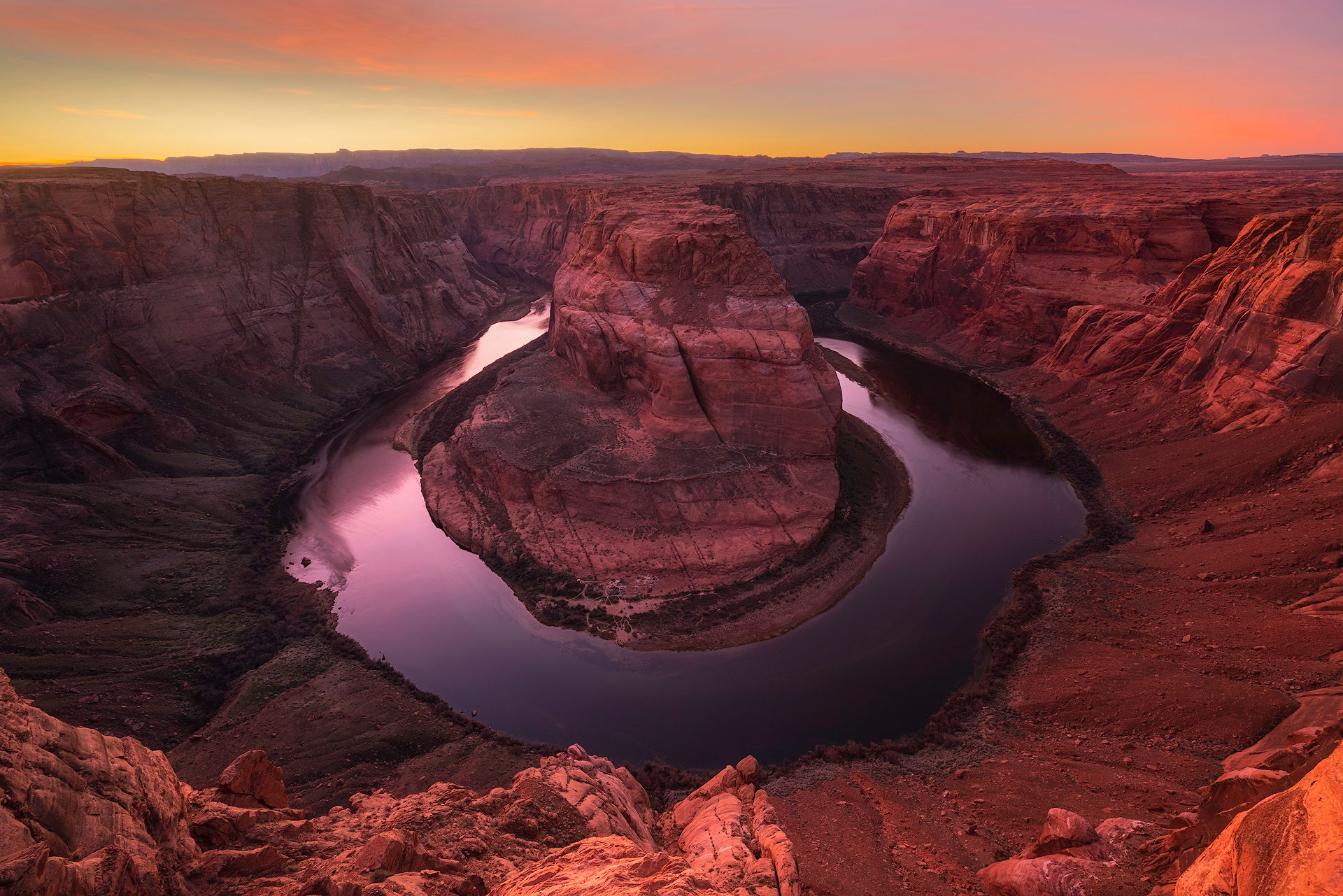 Bending and Carving - Matted Print