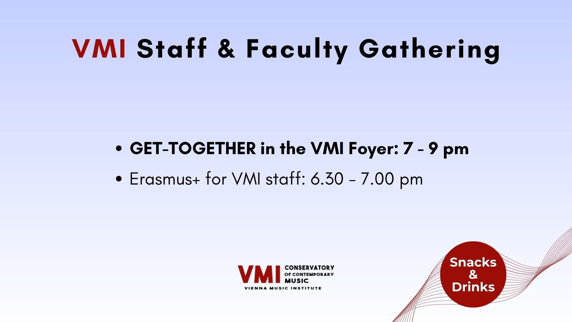 VMI Staff & Faculty Gathering | VMI