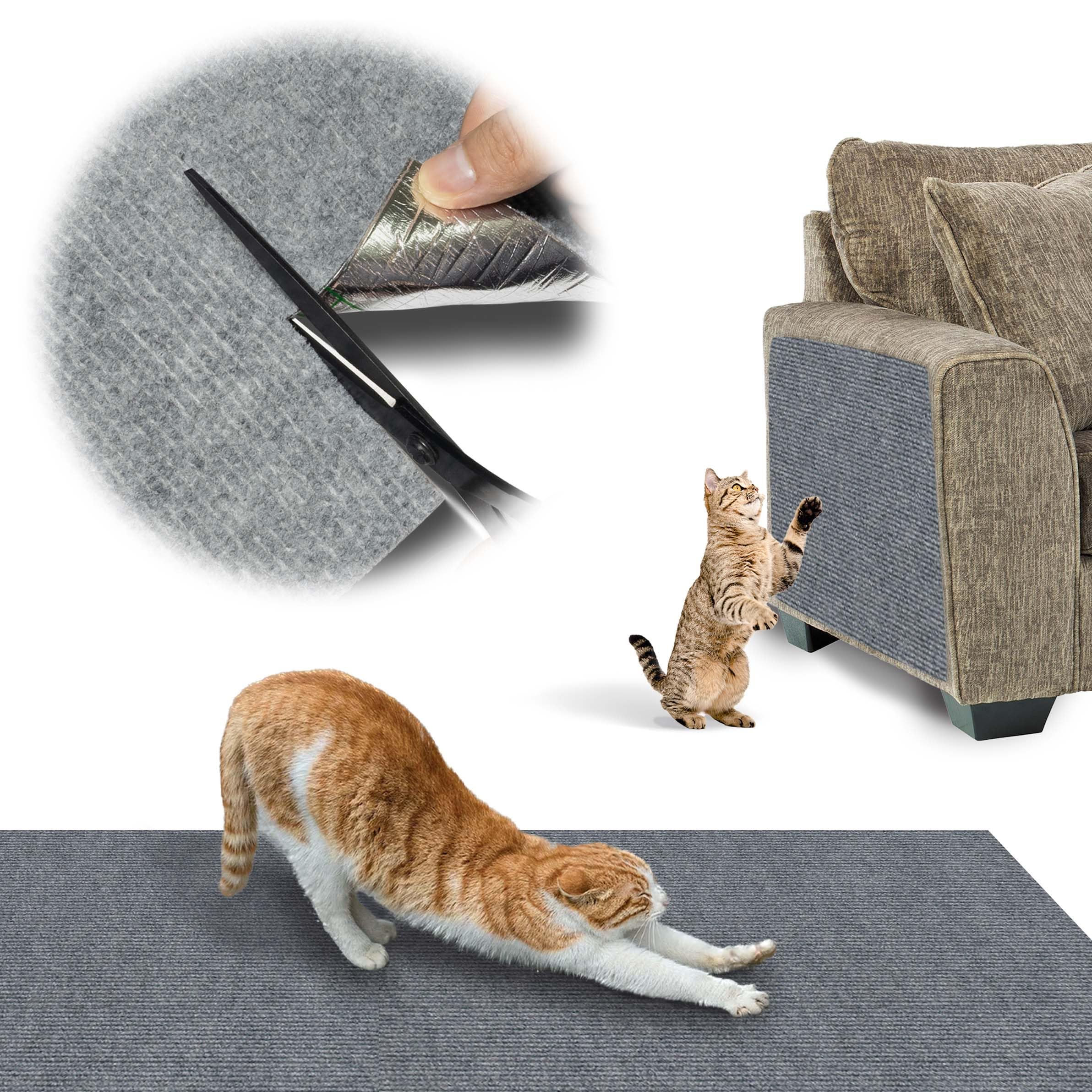 Devopet Trimmable Self-Adhesive Cat Scratch Carpet Mat 78.7"x15.7" Cat Scratch F