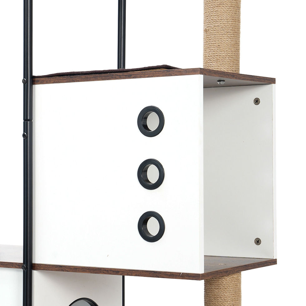Thumbnail: Cat Climbing Frame, Cat Tree, Modern Cat Tower, Multi-storey Cat Apartment