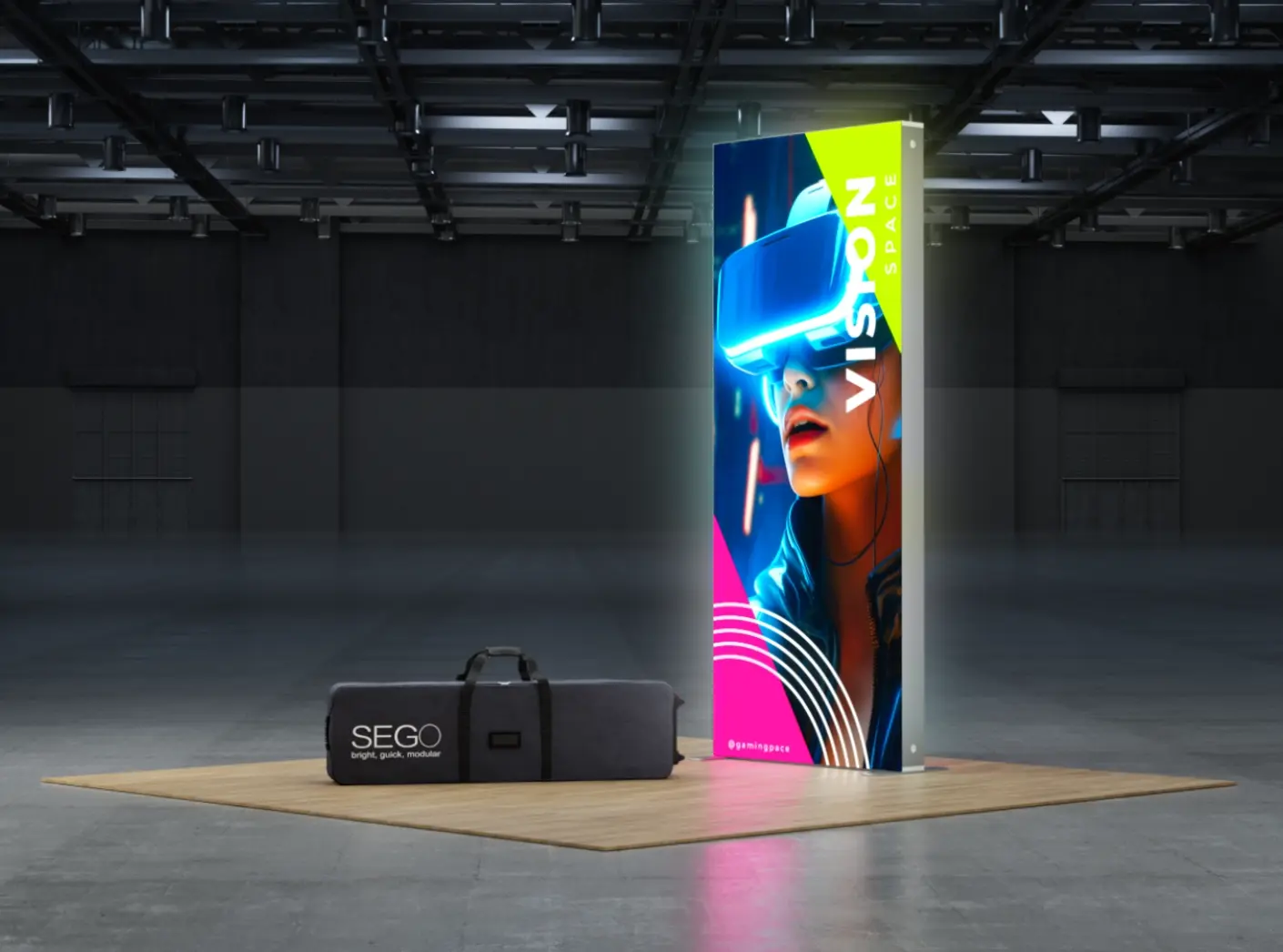 3.3x 8ft Leuchtkasten