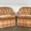Thumbnail: Vintage Pair of Erwin Lambeth Tufted Upholstered Swivel Chairs