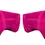 Thumbnail: Pair of Hot Pink Vladimir Kagan Sculptural Hurricane Lounge/Club Chairs