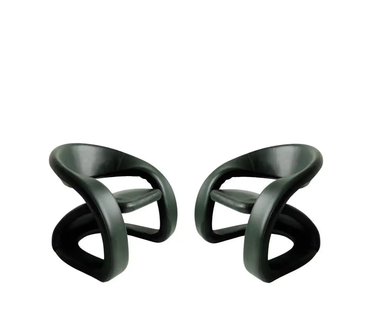 Vintage Jaymar Sculptural Chairs After Louis Durot & Pierre Paulin