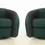 Thumbnail: Pair of Mid-century Swivel Chairs in the style of Milo Baughman for Directional
