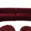 Thumbnail: Stunning Hollywood Regency Tufted 2-Piece Curved Sectional Sofa