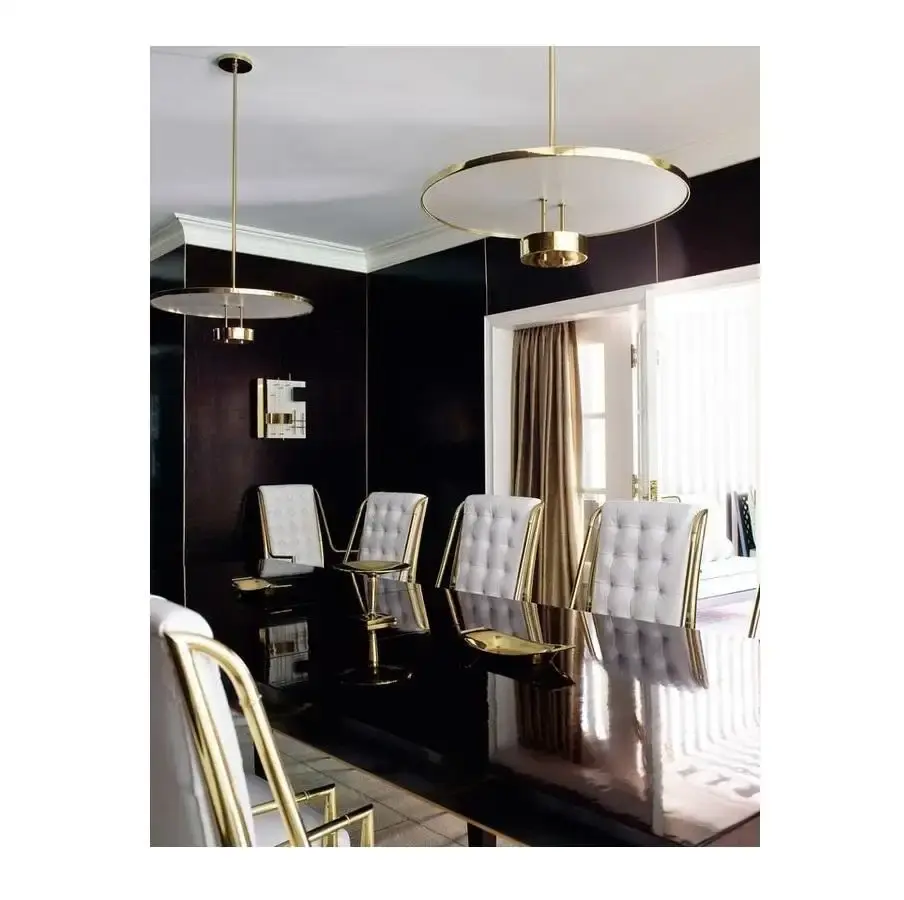 Mastercraft Faux Bamboo Brass "Imperial" Dining Chairs Interior