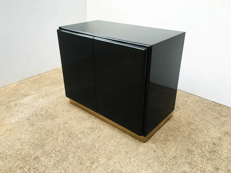 Thumbnail: Green Lacquered Cabinets or Nightstands by Milo Baughman for Thayer Coggin