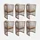 Thumbnail: One or Six Armchairs Designed by Josef Hoffmann