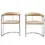 Thumbnail: Eight Sleek Beige Leatherette Chrome Dining Chairs by Anton Lorenz for Thonet