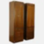 Thumbnail: Pair of Vintage Campaign Style Drexel Accolade II Cabinets