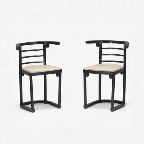 Josef Hoffmann 'Fledermaus' Chairs Model No.728, Set of Ten