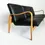 Thumbnail: Vintage Modernist Thonet Sculpted Bentwood Sofa