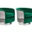 Thumbnail: Restored Pair of Green Velvet Milo Baughman Chrome Back Barrel Chairs