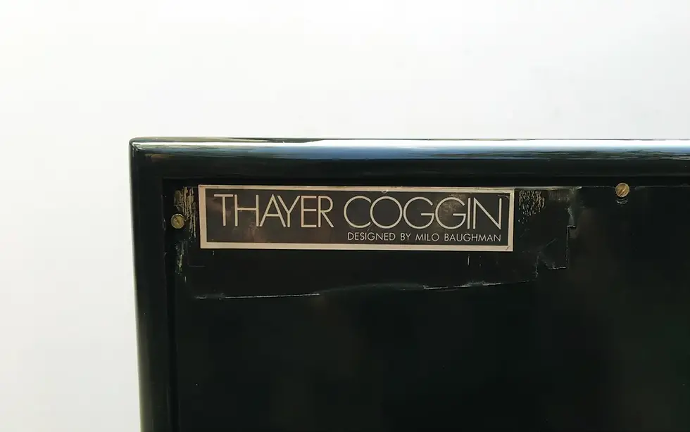 Thumbnail: Green Lacquered Cabinets or Nightstands by Milo Baughman for Thayer Coggin Tag