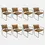Thumbnail: Eight Charles Gibilterra designed Mid-Century Modern Tubular Dining Chairs