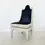 Thumbnail: 1960s Pair of Hollywood Regency Two-Tone Slipper Chairs