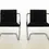 Thumbnail: Pair Black and Chrome Brno Chairs by Mies van der Rohe for Thonet