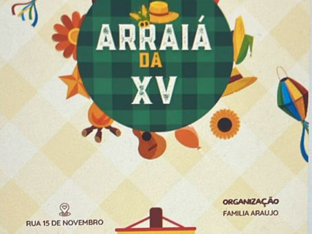 Rua 15 de Novembro se prepara para mais uma edição do “Arraiá da XV” neste sábado, 21, em Penedo