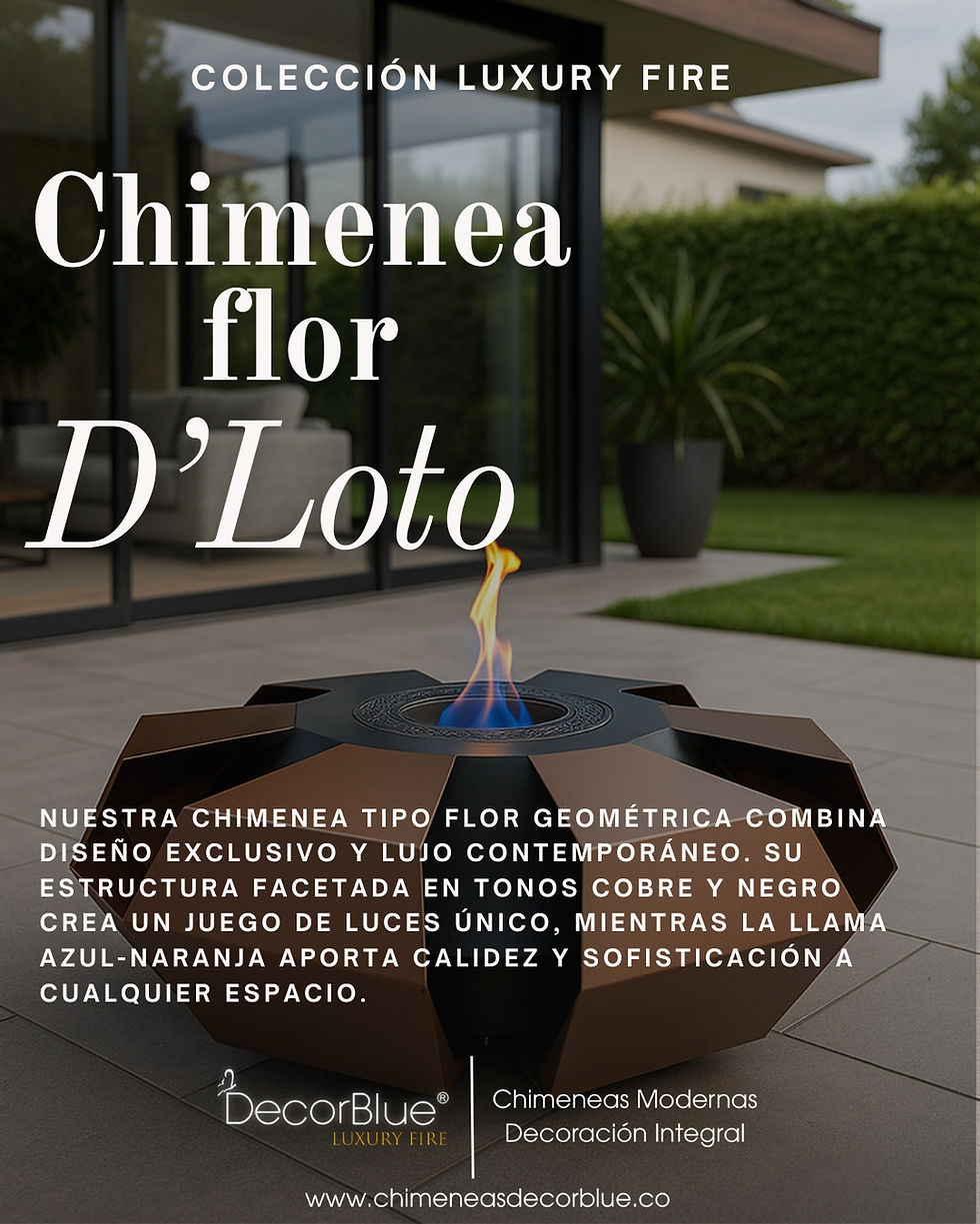 Chimenea Flor D´ Loto