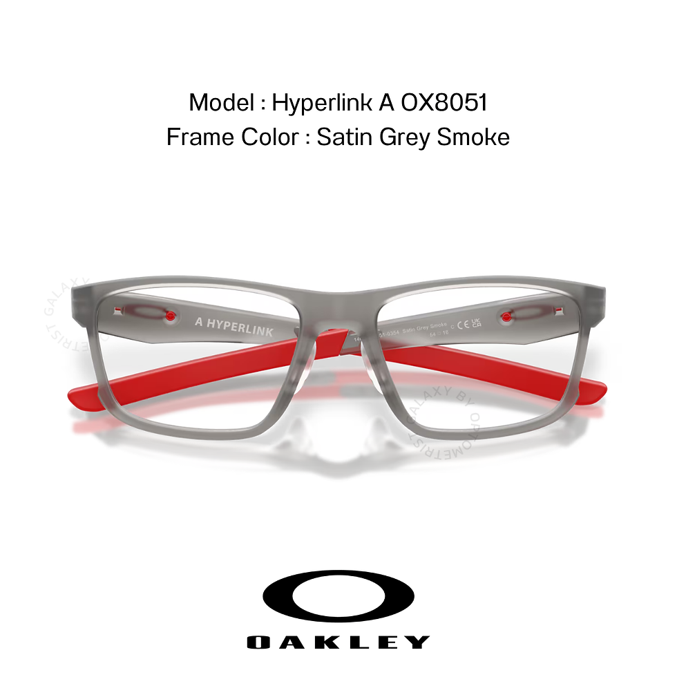 Thumbnail: OAKLEY Hyperlink A OX8051 Satin Grey Smoke