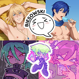 Biesowski i Fresh Maggot to dwójka poznańskich artystów, których prace mimo skrajnie różnych estetyk, mają wspólny mianownik - NSFW. Bogdan Biesowski to artysta prezentujący męskie walory w pełnej okazałości, skupiając się przy tym na swoich oryginalnych pracach. Natomiast Fresh Maggot zawita po raz pierwszy w Krakowie wraz ze swoimi pracami w klimatach ero-guro. Flaki na wierzchu? Dziwne fetysze? Porn komiksy? A to wszystko zachowane w słodkiej oprawie wizualnej zdominowanej przez femboye? Tak, twoja kolekcja może się wzbogacić o nowe mięsko!