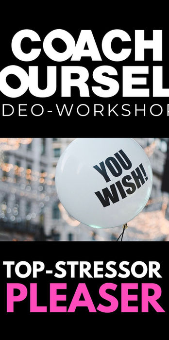 Der "Coach yourself-Videoworkshop" für alle, die beim Resilienz-Test ermittelt haben, dass ihr TOP-STRESSOR der "People Pleaser" in ihnen ist. 