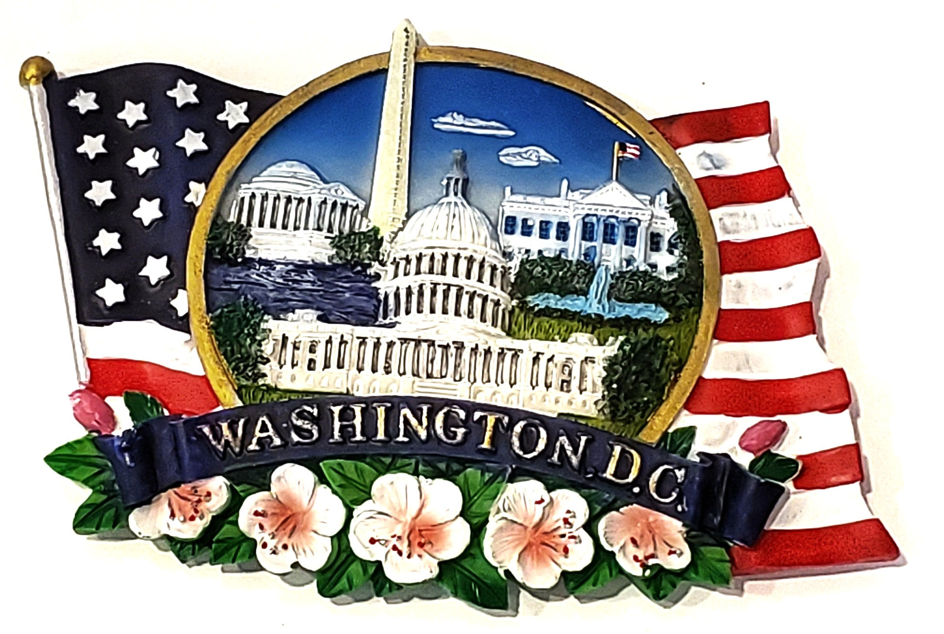 Magnet - Washington DC Flowers