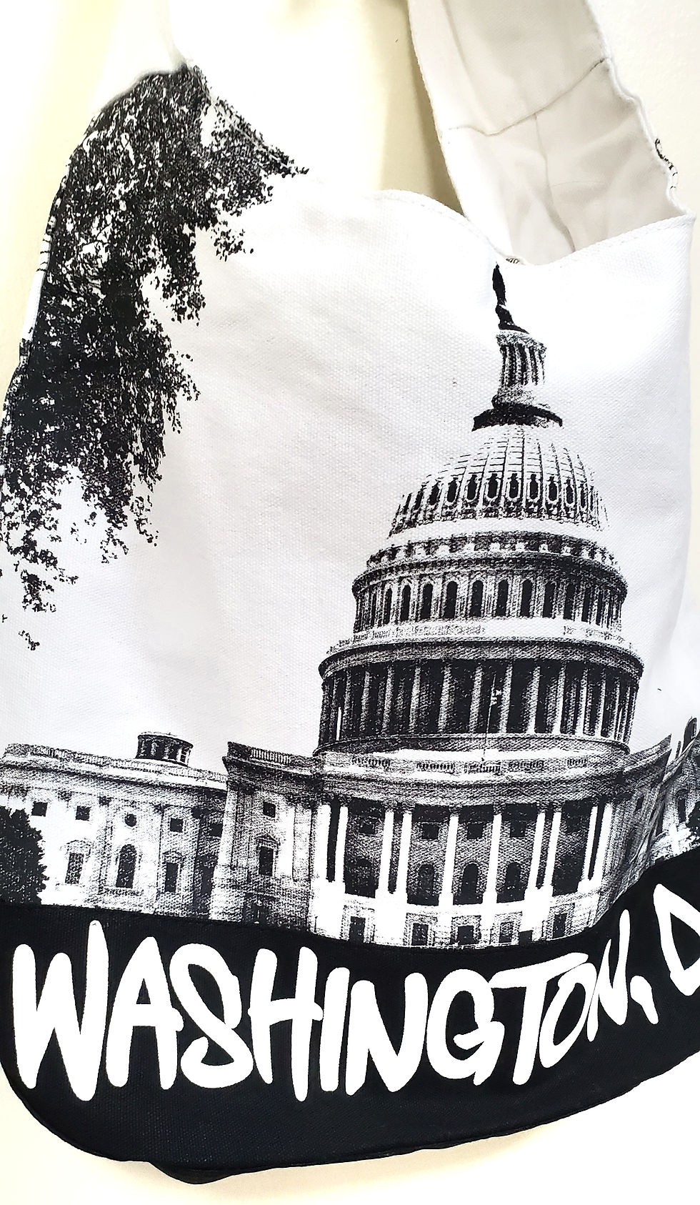 Thumbnail: Tote bag - Round Sling Bag - Capitol