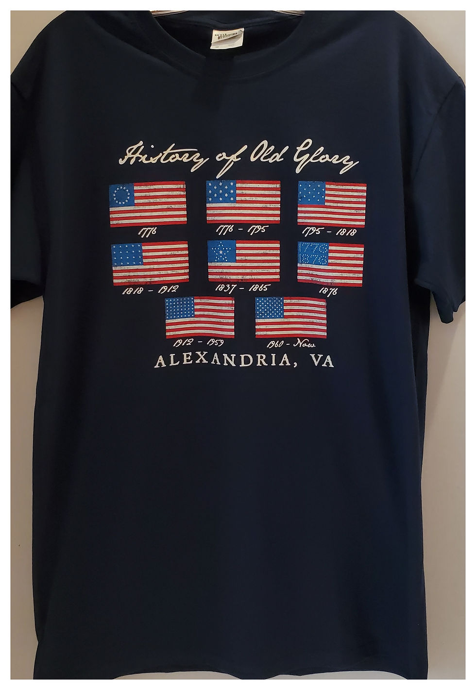 Thumbnail: Adult T-Shirt - History of Old Glory (Alexandria)