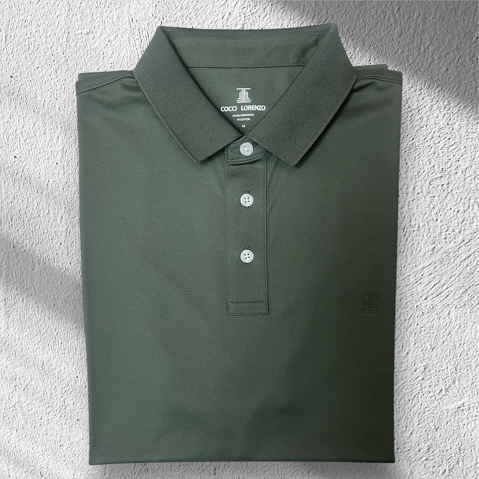 Thumbnail: Double Mercerized Interlock Polo